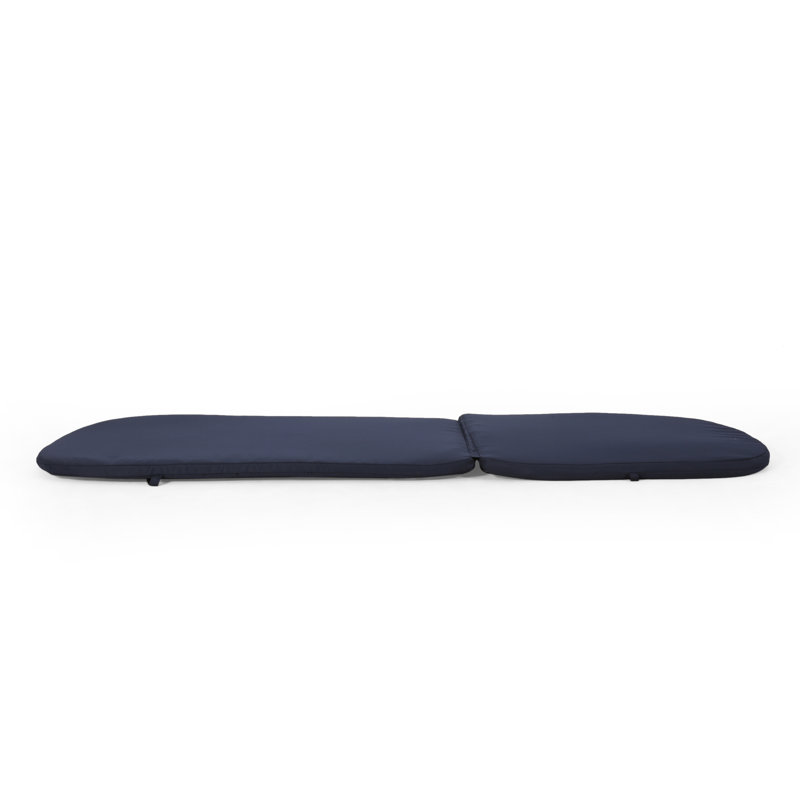 Coussin de chaise longue Mikael Cush-Navy, Noir