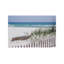 Fence on the Beach, Alabama, Gulf of Mexico, USA 1 Piece Wrapped Canvas Wall Art-2036403508