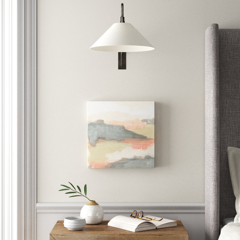 « valley trouble i », peinture, H 16 po x l 16 po x P 1,5 po, Toile tendue