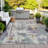 Machine Washable Indoor/Outdoor Xhevrie Linen Rug-112028136