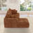 108" Chenille Compression Sectional Sofa with Chaise,Tufted Seat, No Assembly-444880990-444880988