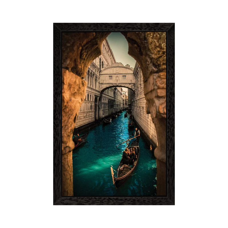 Sospiri II by Enzo Romano - Floater Frame Print on Canvas, Black Framed, 66.04 cm H x 45.72 cm W