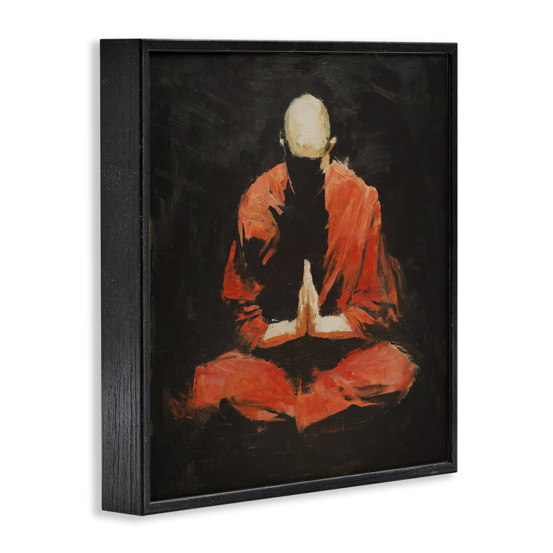 Giclée encadrée «A Calm intérieur», design par Svetlana Aleynikova, H 17 po x l 17 po, Giclée encadrée noir minuit