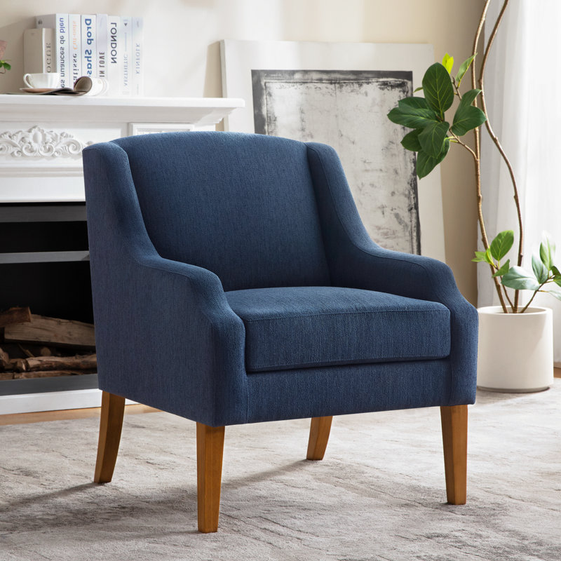 Ensemble de 2 fauteuils rembourrés, Bleu