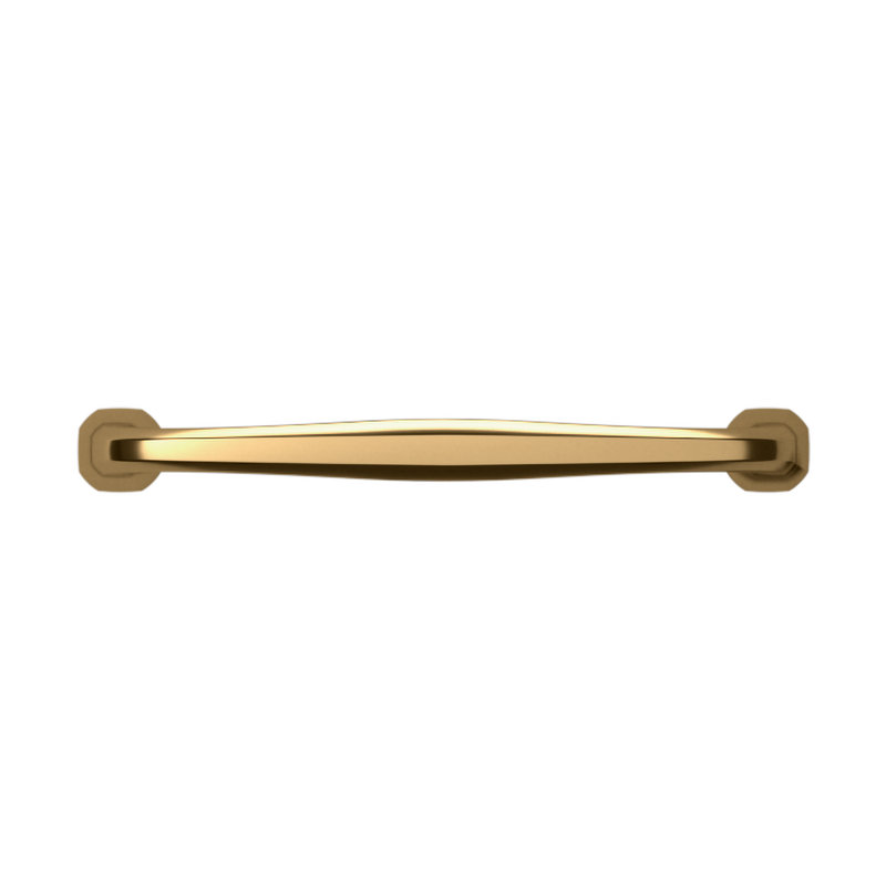 4395 Severin Fayerman Collection B Pull, 6" CTC, Non-lacquered Brass