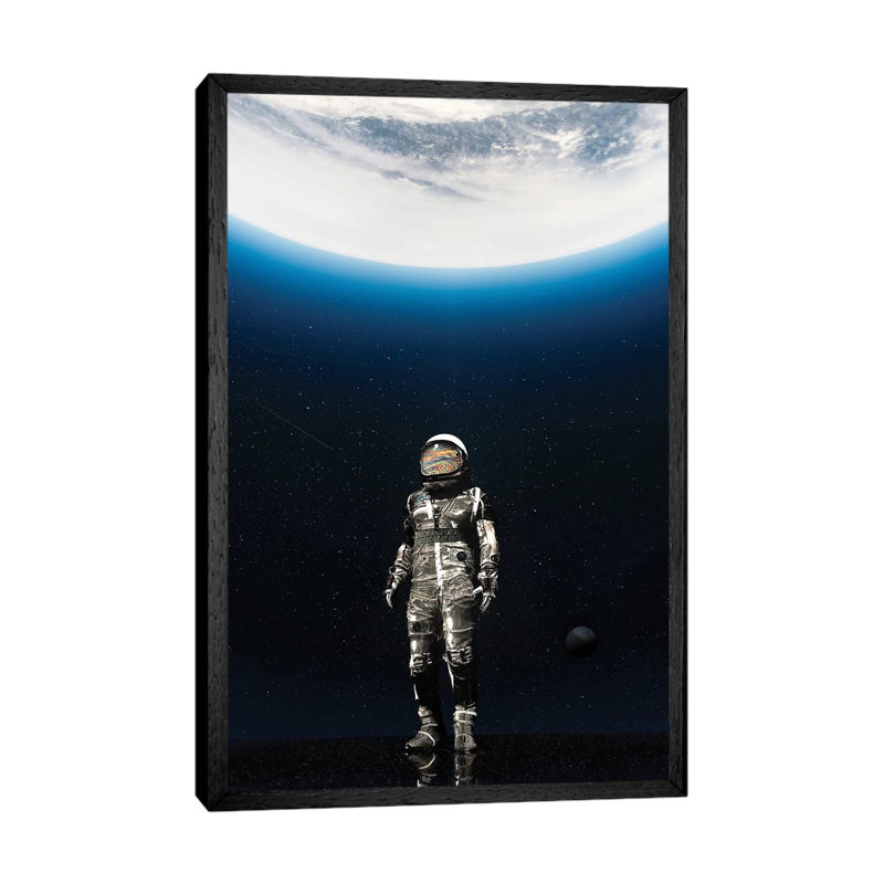 Reflection by Nicebleed - Print on Canvas, Black Framed, 66.04cm H x 45.72cm W x 3.81cm D