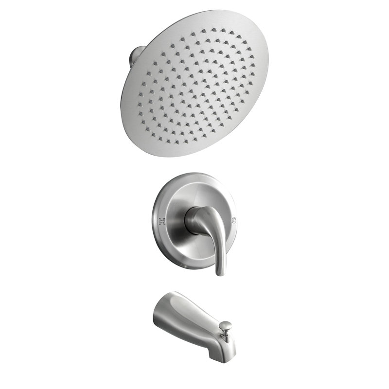 Rain Adjustable Shower Head 1.8 GPM GPM, Brushed Nickel