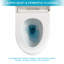 Toilette ronde une pièce GPF de créationstry (siège inclus)
