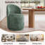 Upholstered Chenille Swivel Barrel Chair-1512078762
