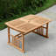Teak Patio Dining Set with Extendable
