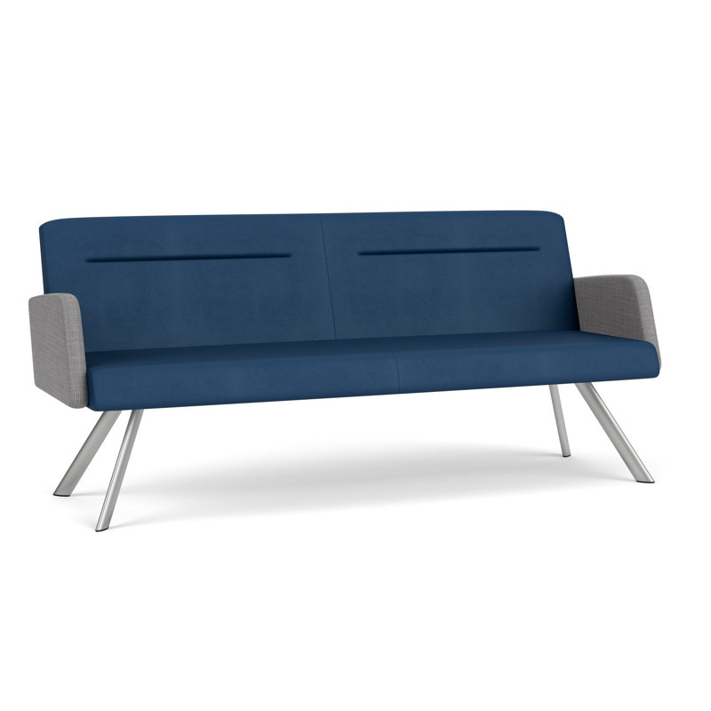 Pieds de canapé Willow, Argent argent, Patriot Plus - bleu / gris Chambray - vinyle, Yes