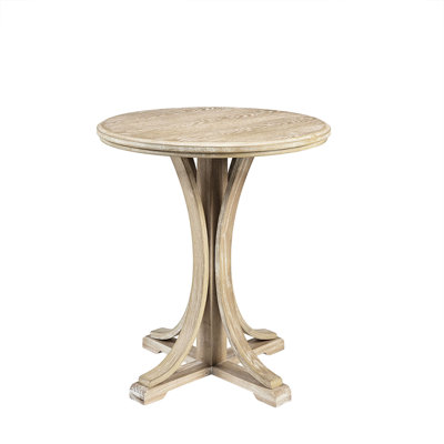 Table d'appoint en placage de frêne, pieds en bois massif de blé récupéré, 21 po x 24 po, style, salon et pieds, collection H 21 po x 24 po