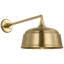 Thomas O'Brien, "Academy 17.5" Mack Barn Light in Hand-Rubbed Antique Brass with 12.5" Rockhouse Shade-430866160