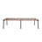 Series A Double Desk for 4, 57", Charcoal+Nat Oak-106736011-106736019