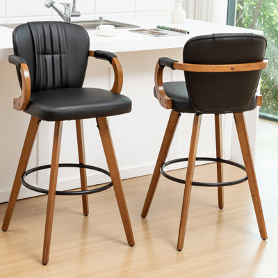 Swivel Upholstered Counter Stool