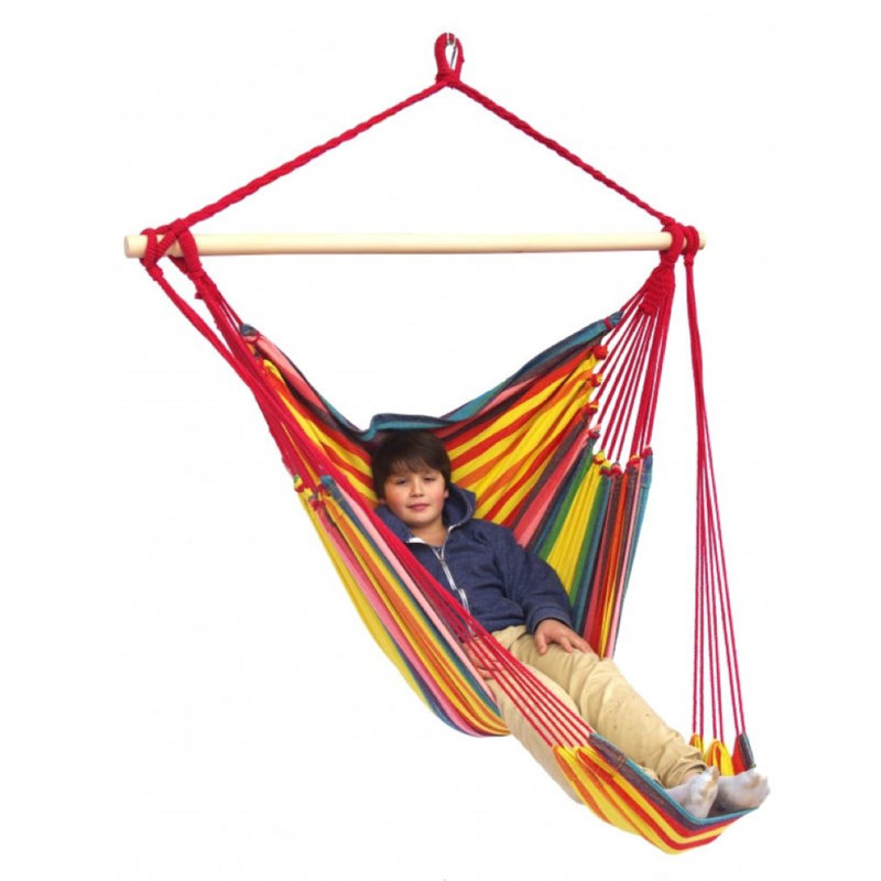 Gariepy Hanging Chair, Red