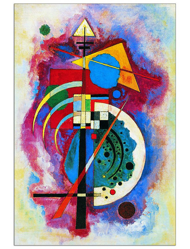 Wassily Kandinsky - Wrapped Canvas Print, 135cm H x 90cm W x 1.8cm D