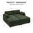 Manuel Corduroy 2-Seater Sofa Bed Apartment Modular Couch With Detachable Double Cushion-901560136