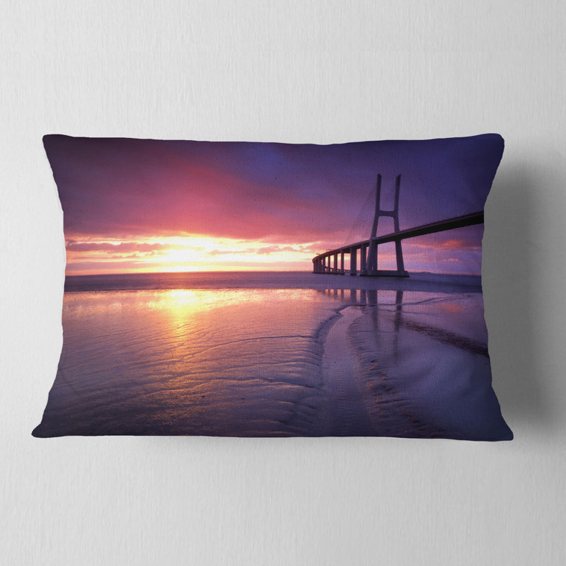 Coussin de pont Pier Seascape, Rectangulaire, 12 po x 20 po