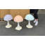 Petite statue ronde champignon pêche pastel-1729724339