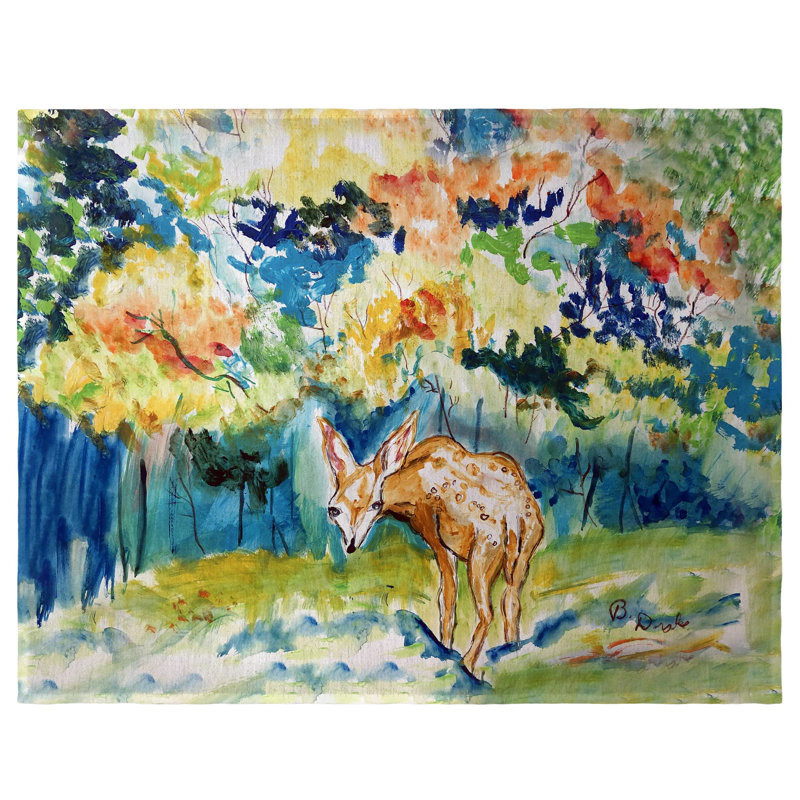 Jaymalin Polyester No Pattern Rectangle Placemat