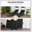 Chaise longue de piscine pliante Outsunny, chaises de bronzage d'extérieur avec abat-jour-1828324309