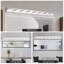Applique murale à 8 lumières pour salle de bain et miroir moderne au design moderne et minimaliste, écoénergétique et facile à installer-129864491