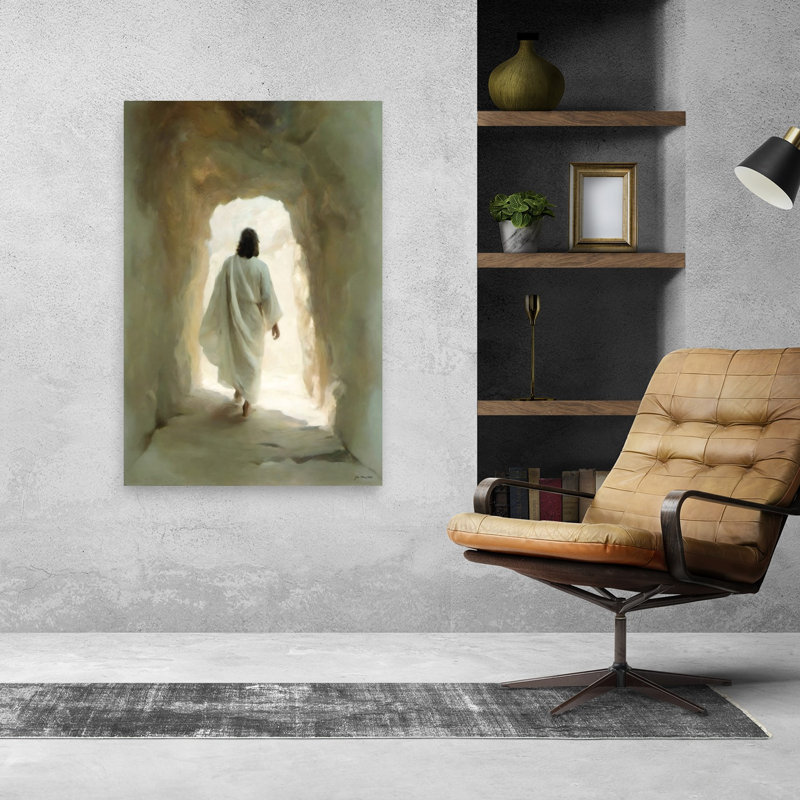 «He Is Risen Abstract Contemporary Architecture», reproduction d'art mural, H 48 po x l 32 po