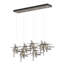 Tura 7-Light Glass Rectangular Pendant-71882329-71882332-79320072