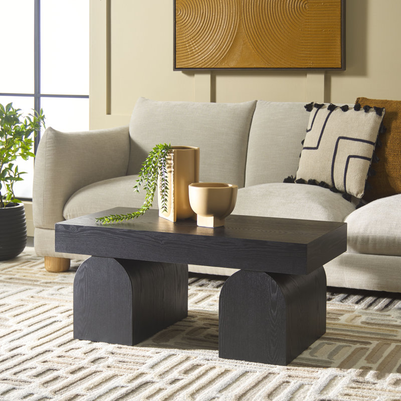 Table basse simple Okashu, Noir, noir, noir, noir