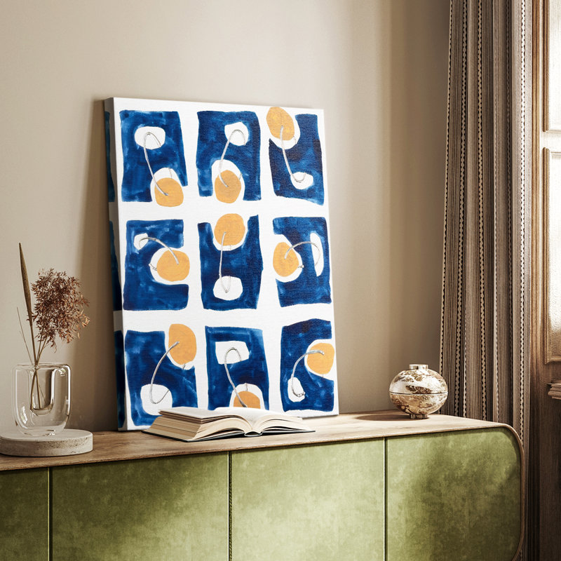 Casse-tête abstrait II - galerie Cavas sur mesure, H 18 po x l 12 po