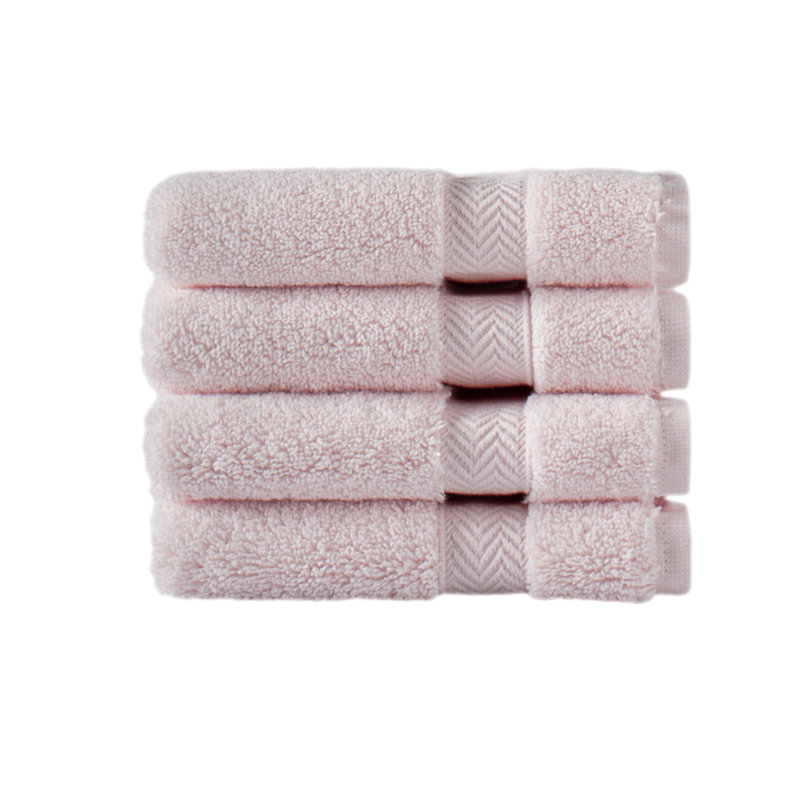 Nicholas Turkish Cotton Washcloth, Pink
