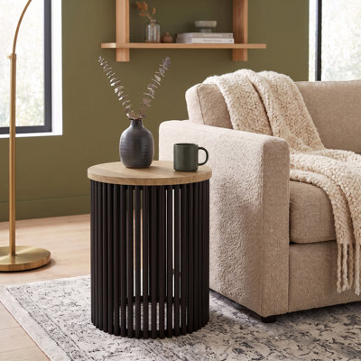 Table de bout en bois massif Demy