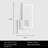 Two 6000K Dimmable Wall Lamp Modern White Led Wall Sconce Of 18W Simple Aluminum Wall Fixture For Living Room Bedroom Hallway Stairs-1675256415