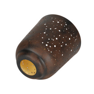 Ceiling fan replacement balls, 4 packs of chrysanthemum pattern lamp replacement ball covers, 1-5/8 "filters, 5.6" height and 5/5 "diameter, chandelier wall lamp metal covers (Set of 4)