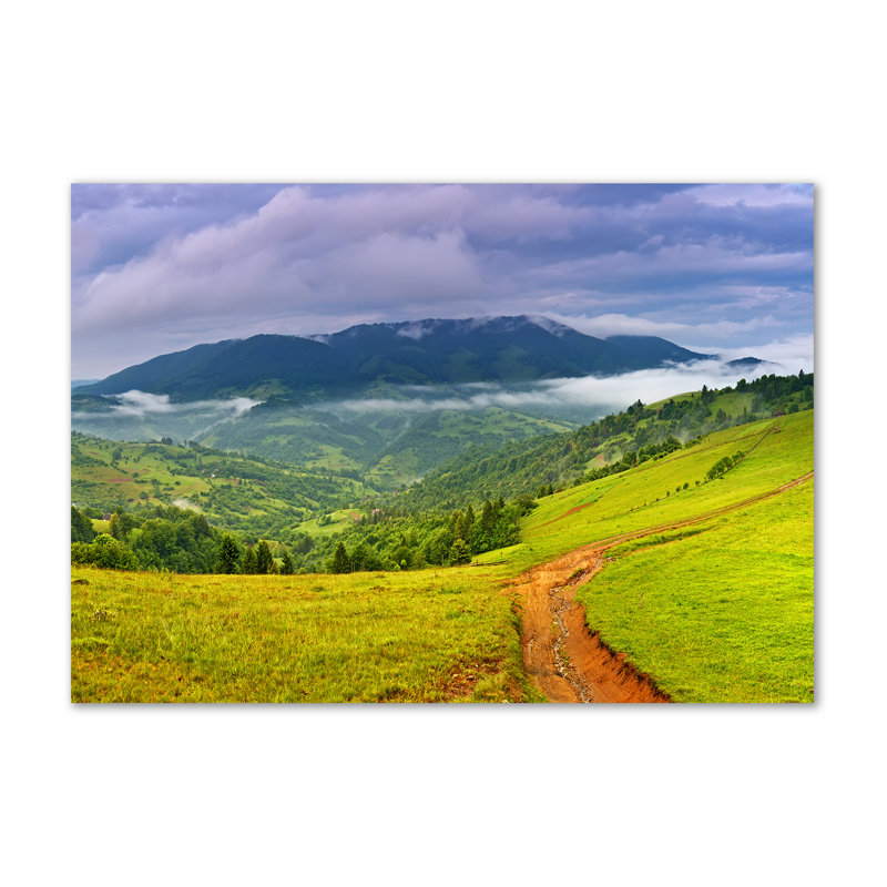 Green Hills - Wrapped Canvas Print