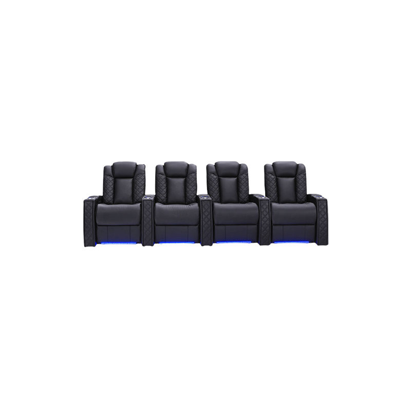 Multi-functional TV sofa in basement