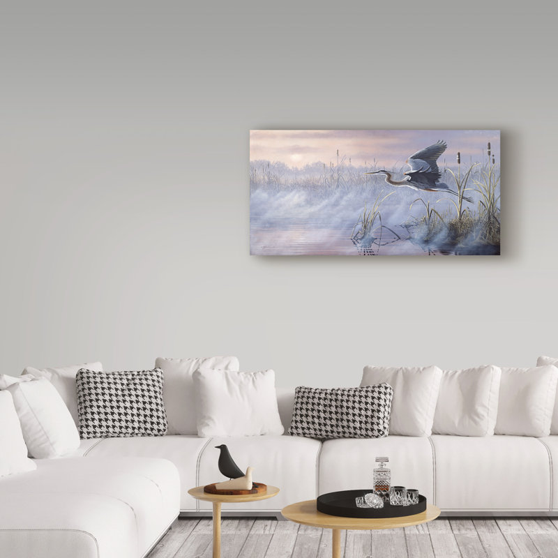 «Rising Marsh» par Berrien, impression sur toile tendue, H 10 po x l 19 po x P 2 po