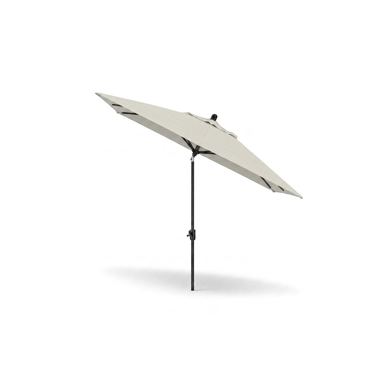 Olivier 116.7'' Outdoor Umbrella, Black Sapphire, Canvas Natural Sunbrella® Canvas