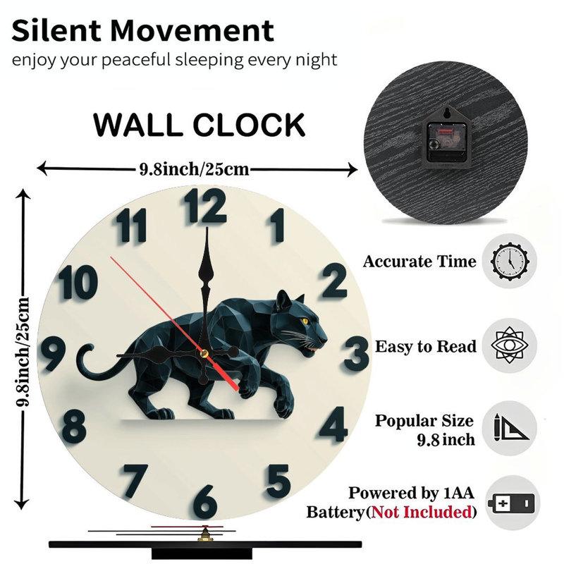Décoration horloge éléphant
