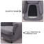 Housses de protection de meubles pour fauteuils à oreilles, housses de coussin en T extensibles 2 pièces, anti-boulochage, ajustement du bas élastique, lavable à la machine-2011179111