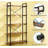 5-Tier Open Design Display Shelf Unit, Spacious And Versatile For Books, Plants, And Decor