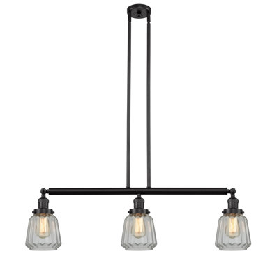 Luminaire suspendu linéaire à 3 lumières pour îlot de cuisine Vinson