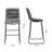 Bianchini Upholstered Counter Stool with Metal Frame