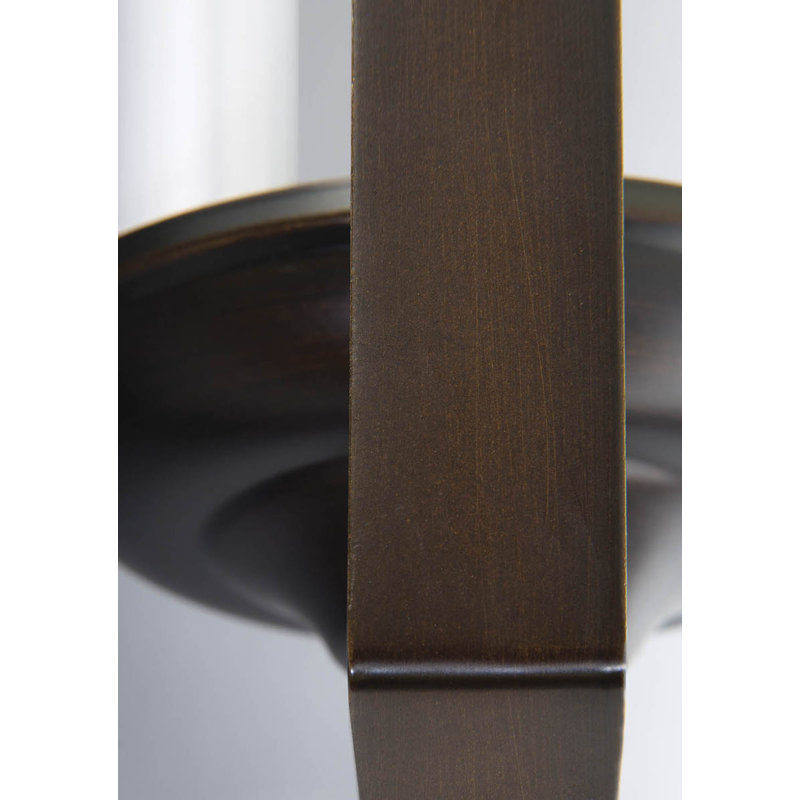 Luminaire suspendu géométrique à 3 lumières Carilynn, Bronze Antique