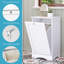 Armoire pour panier à linge inclinable avec sac de rangement en tissu RiverRidge Ashland