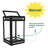 7.87 " Solar Powered Integrated LED Color Changing Square / Rectangular Lantern-91965006