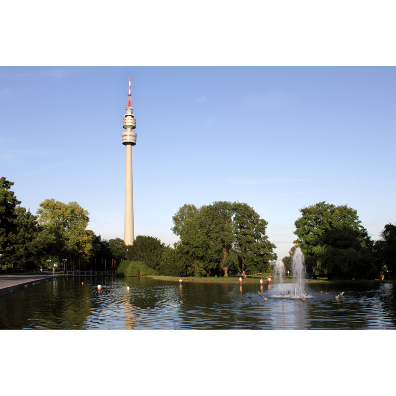 Florian Tower 1 Piece Wrapped Canvas Wall Art, 30cm H x 46cm W