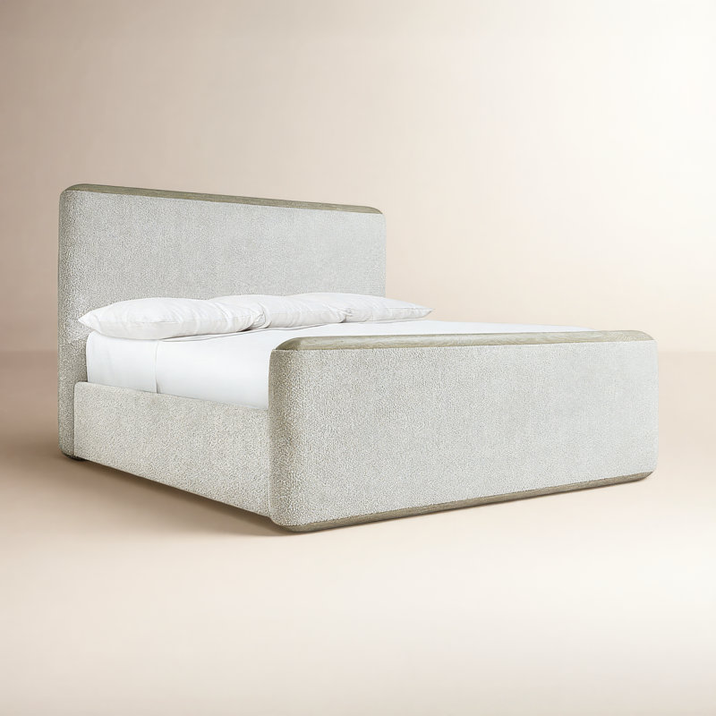 Arcadia Upholstered Panel Bed, King