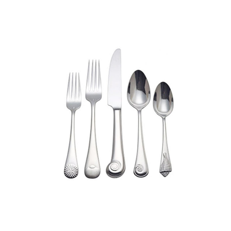 Sea Shells 5 - Piece Flatware Set, Service for 1